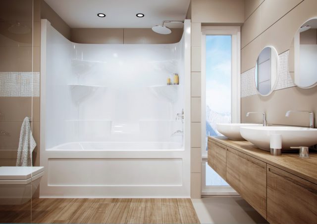 Tub Shower in 1-2 days Belaire Collection.