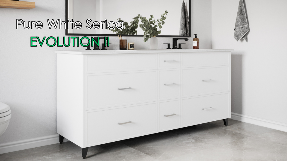 Pure White Serica Vanity