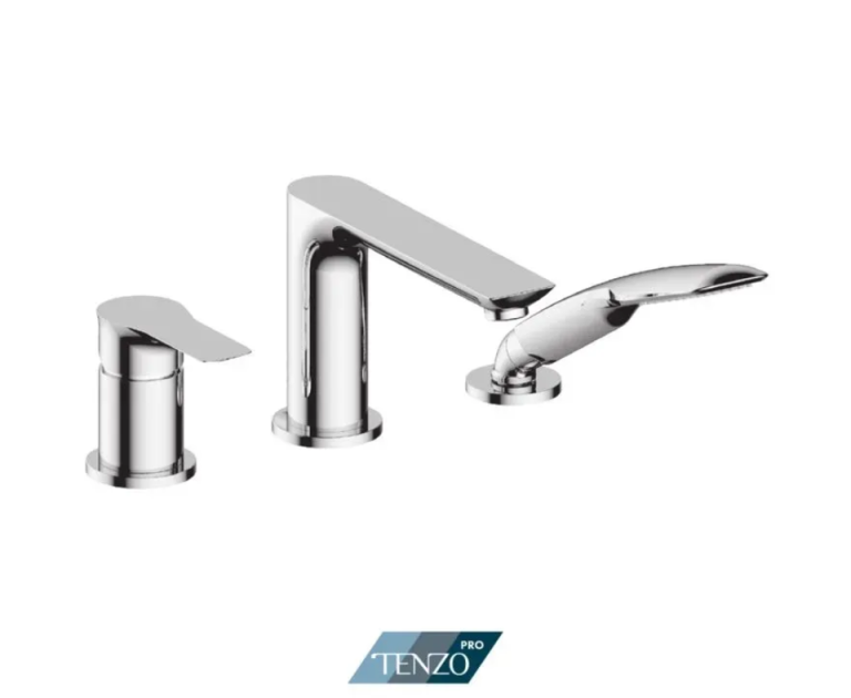 Tenzo 3 Piece deck mount tub filler