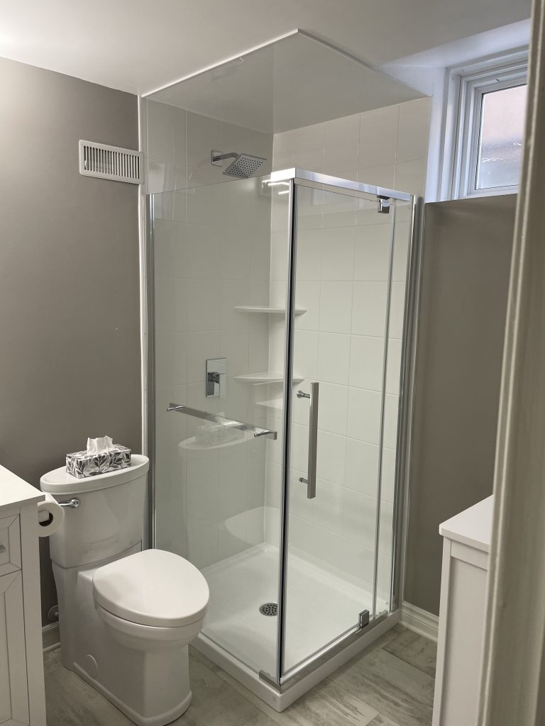 Two Day's Bathrooms Shower Renovation N-O-T-L