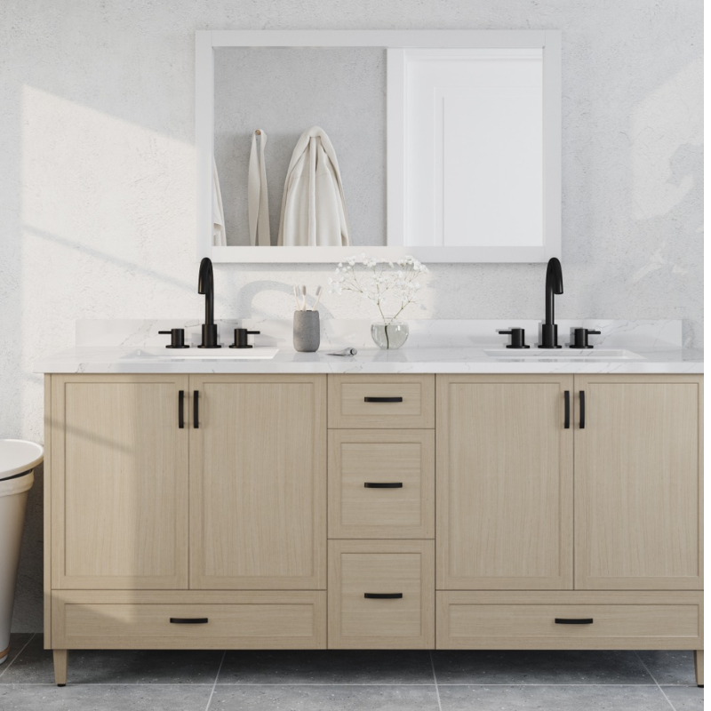 Evolution I - Narrow Natural Oak Vanity