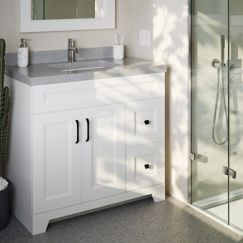 Fundamental-Bermuda White Vanity